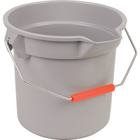 Brute&reg; Bucket, 3.5 US Gal. (14 qt.) Capacity, Grey Maritime Industrial Rubber
