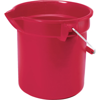 Brute&reg; Bucket, 3.5 US Gal. (14 qt.) Capacity, Red Maritime Industrial Rubber