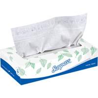 Surpass&reg; Facial Tissue, 2 Ply, 8.3" L x 7.8" W, 100 Sheets/Box Maritime Industrial Rubber