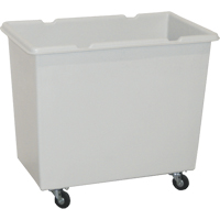 Mini Starcart Box Truck, Polyethylene, 33" L x 19" W x 28" H, 6 cu. ft. Volume, 200 lbs. Capacity Maritime Industrial Rubber