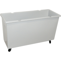 Mini Starcart Box Truck, Polyethylene, 48" L x 19" W x 28" H, 9 cu. ft. Volume, 300 lbs. Capacity Maritime Industrial Rubber