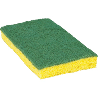Scotch-Brite Medium Duty Scrub Sponge, Scrubbing, 3-3/5" W x 6-1/10" L Maritime Industrial Rubber