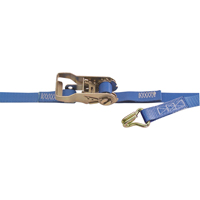 Heavy-Duty Utility Straps, J-Hook, 1" W x 1.33' L, 835 lbs. (379 kg) Working Load Limit Maritime Industrial Rubber
