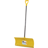Alpine Snow Pusher, Polypropylene Blade, D-Grip Handle, 26" W Maritime Industrial Rubber
