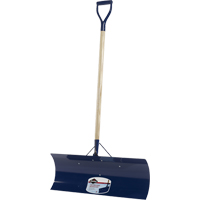 Yukon Snow Pusher, Steel Blade, D-Grip Handle, 30" W Maritime Industrial Rubber