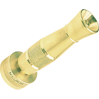 Metal Hose Nozzles, Non-Insulated, Twist-Trigger, 80 PSI Maritime Industrial Rubber