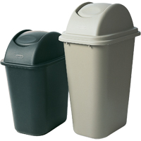 Soft Wastebasket, 14 Quarts, Plastic Maritime Industrial Rubber