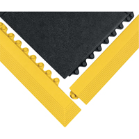 24/Seven&reg; Matting, Rubber, 3' W x 3' L, 5/8" Thick, Black Maritime Industrial Rubber