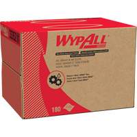 Chiffons WypAll pour l'huile, la graisse et l'encre, Sp&eacute;cialis&eacute;, 16-4/5" lo x 12" la Maritime Industrial Rubber