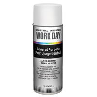 Peinture industrielle Work Day, Blanc, Brillant, 10 oz, Canette a&eacute;rosol Maritime Industrial Rubber