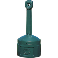 Cendriers Smoker's Cease-Fire, Sur pied, Plastique, Capacit&eacute; 1 gal. US, Hauteur 30" Maritime Industrial Rubber