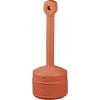 Cendriers Smoker's Cease-Fire, Sur pied, Plastique, Capacit&eacute; 1 gal. US, Hauteur 30" Maritime Industrial Rubber