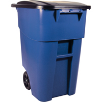 Contenants roulants Brute, Bord de rue, Plastique, 50 gal. US Maritime Industrial Rubber