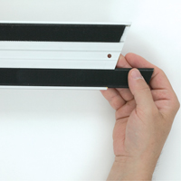 Replacement Hook & Loop Set for Quick-Connect Dust Mop Frame, 24" Maritime Industrial Rubber