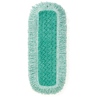 Hygen Dust Pads with Fringe, Hook and Loop Style, Microfibre, 18" L x 6" W Maritime Industrial Rubber