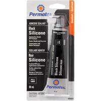 RTV Adhesive Sealant, 80 ml, Tube, Black Maritime Industrial Rubber