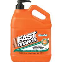 Nettoyant &agrave; mains, Lotion, 3,78 L, Bouteille &agrave; pompe, Orange Maritime Industrial Rubber