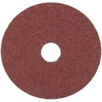 Disque de ponçage en fibre de r&eacute;sine, Oxyde d'aluminium, 24, 4-1/2" Dia x 7/8" Arbre Maritime Industrial Rubber