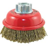 MAXI-CRIMPED Premium Crimped Wire Cup Brush Maritime Industrial Rubber