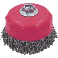 MAXI-CRIMPED Premium Crimped Wire Cup Brush Maritime Industrial Rubber