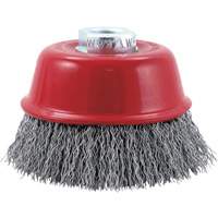 Crimped Cup Brush, 3-1/4", 0.014" Fill Maritime Industrial Rubber
