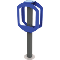 Supports pour bicyclettes Bike Stop, Acier, 2 bicyclettes Maritime Industrial Rubber