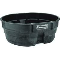 R&eacute;servoir de stockage, 69" p x 63,25" la x 25" h, Capacit&eacute; 2500 lb, Noir Maritime Industrial Rubber