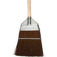 Railway & Track Broom, Wood Handle, Polypropylene Bristles, 56" L Maritime Industrial Rubber
