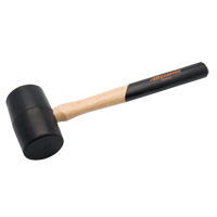 Rubber Mallet, 1.5 lbs., Wood Handle, 13" L Maritime Industrial Rubber