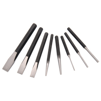 Punch and Chisel Set, 8 Pieces Maritime Industrial Rubber