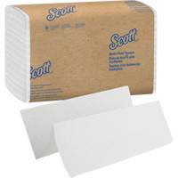 Essuie-tout &agrave; couches multiples Essential Scott, 1 pli, 9-2/5" lo x 9-1/5" la, 250 /pqt Maritime Industrial Rubber