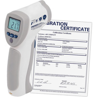 Thermom&egrave;tre &agrave; infrarouge alimentaire avec certificat de calibration, -4°- 392° F ( -20° - 200° C )/-58°- 4° F ( -50° - -20° C ), 8:1, &eacute;missivit&eacute; Fixe Maritime Industrial Rubber