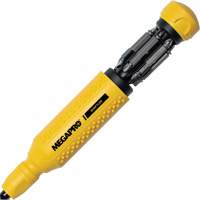 Tournevis multi embouts Original SHAFLOK 15-en-1, 8-37/50" lo, Prise Textur&eacute; Maritime Industrial Rubber