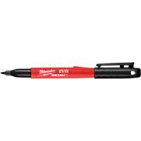 Inkzall Marker, Black, Fine Tip Maritime Industrial Rubber