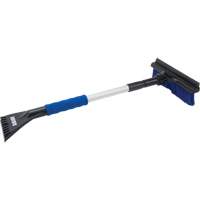 Snow Brush, Telescopic, Polypropylene Blade, 32-1/2" Long, Blue Maritime Industrial Rubber