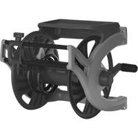 Deluxe Wall-Mount Hose Reel, 225', Aluminum/Poly-Plastic Maritime Industrial Rubber