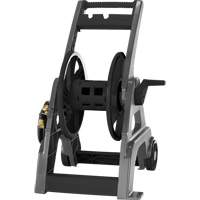 Foldable Hose Reel Cart, 175', Aluminum/Poly-Plastic Maritime Industrial Rubber