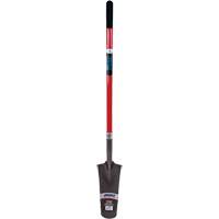 Heavy-Duty Drain Spade, Carbon Steel, 16" x 6" Blade, 45" L, Straight Handle Maritime Industrial Rubber