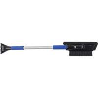 Snow Brush, Telescopic, EVA Foam Blade, 48" Long, Black/Blue Maritime Industrial Rubber
