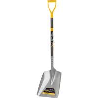 Yukon Snow Shovel, Aluminum Blade, 14" Wide, D-Grip Handle Maritime Industrial Rubber