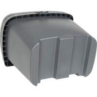 Bacs d'entreposage pour sel & sable, Avec Moraillon, 21" x 27" x 26", 4,24 pi³, Gris Maritime Industrial Rubber