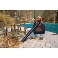 Max* Cordless Sweeper/Vacuum Kit, 40 V, 120 MPH Output, Battery Powered Maritime Industrial Rubber