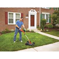 20V Max* Cordless 3-in-1 Compact Mower Kit, Push Walk-Behind, Battery Powered, 12" Cutting Width Maritime Industrial Rubber