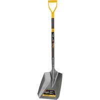 Serrated Snow Shovel, Tempered Steel Blade, 11-7/10" Wide, D-Grip Handle Maritime Industrial Rubber