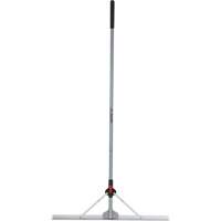 Landscaping Level Rake with Folding Head, Fibreglass Handle, 36" W, Aluminum Blade Maritime Industrial Rubber