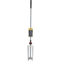 Landscaping Level Rake with Folding Head, Fibreglass Handle, 36" W, Aluminum Blade Maritime Industrial Rubber