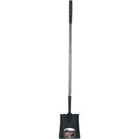 Square Point Shovel, Wood, Ergonomic Straight Handle, 62" Long Maritime Industrial Rubber