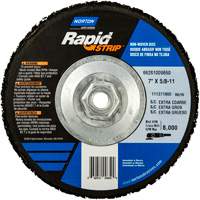 Bear-Tex&reg; Rapid Strip Non-Woven Depressed Center Discs, 7" Dia., Extra Coarse Grit, Silicon Carbide Maritime Industrial Rubber