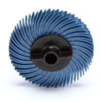 Scotch-Brite Radial Bristle Disc, Aluminum Oxide, 400 Grit, 2" Dia. Maritime Industrial Rubber