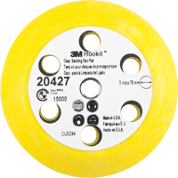 Hookit Clean Sanding Disc Pad Kit, 3" Dia. Maritime Industrial Rubber